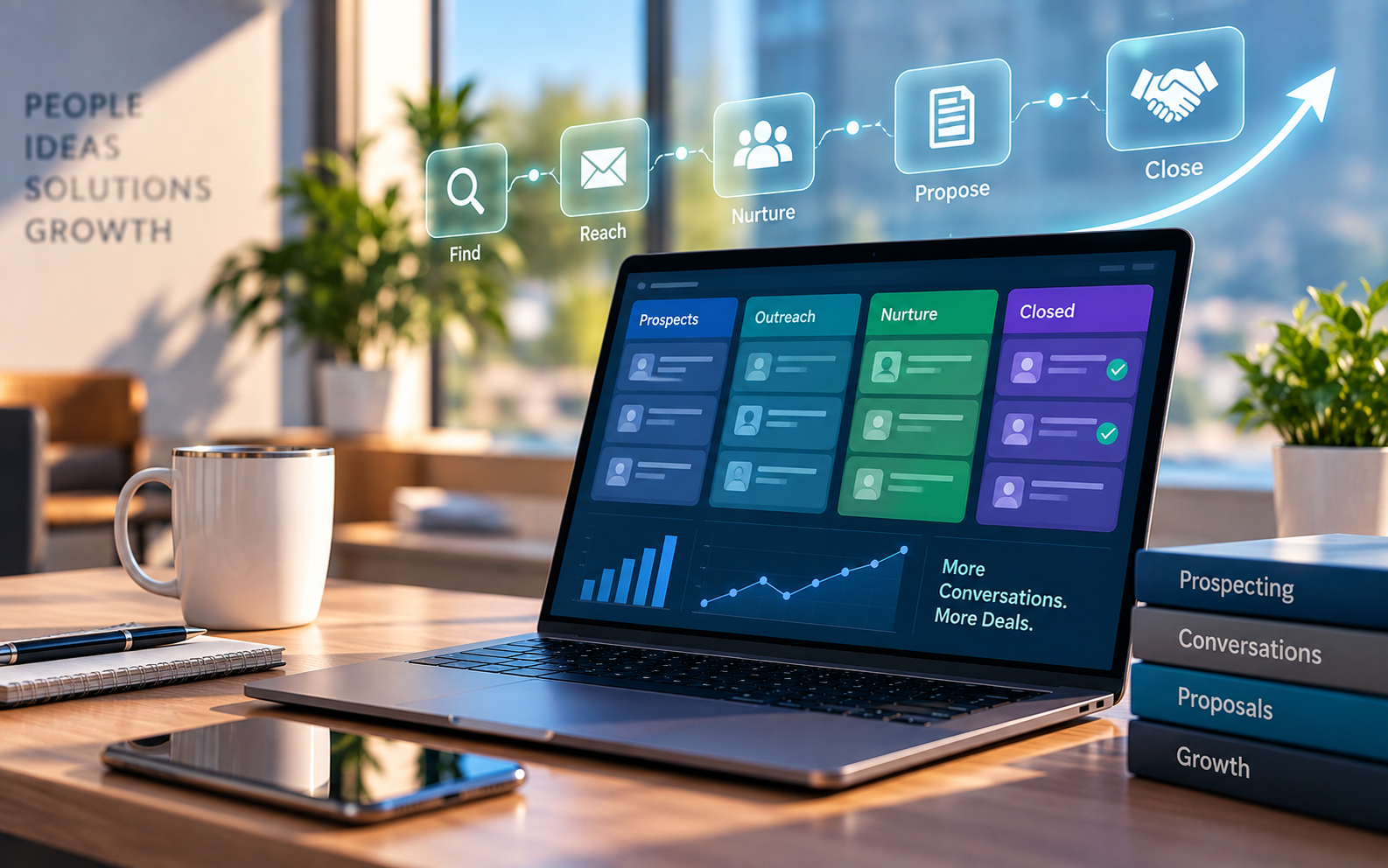 AI tools supporting modern sales workflows and business growth